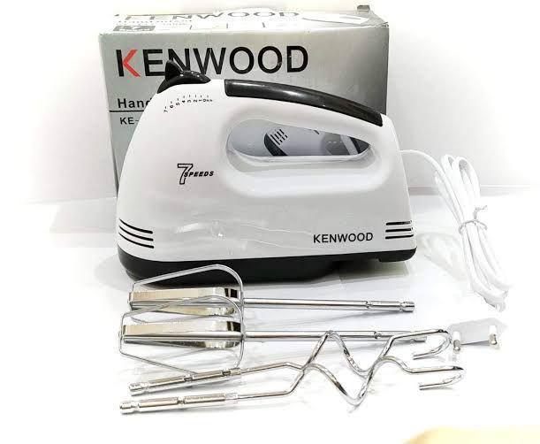 7-Speed Hand Mixer for Baking — White