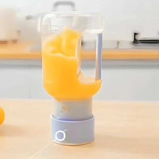 1600ml Portable Electric Rechargeable Cordless Barrel Juicer (Random Color)