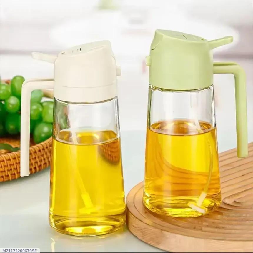 Dripless Glass Oil Dispenser Bottle
