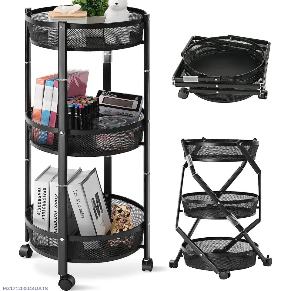 Premium Iron Rod Storage Basket – Sleek & Durable