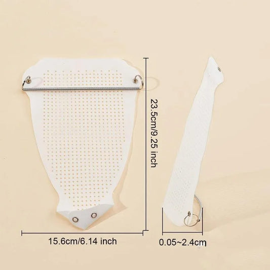 Heat Proof Teflon Iron Cover Mat — White (23x15.5cm)