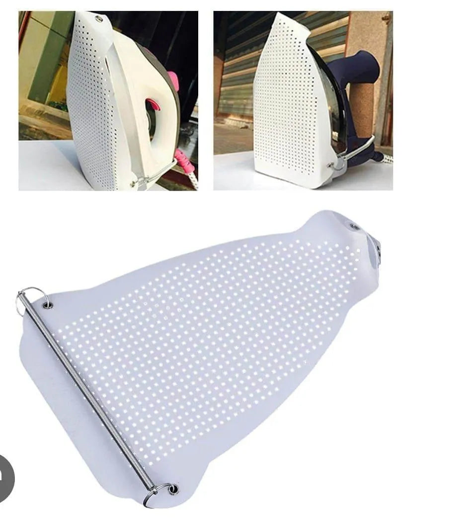 Heat Proof Teflon Iron Cover Mat — White (23x15.5cm)