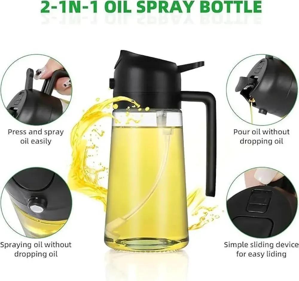 Dripless Glass Oil Dispenser Bottle