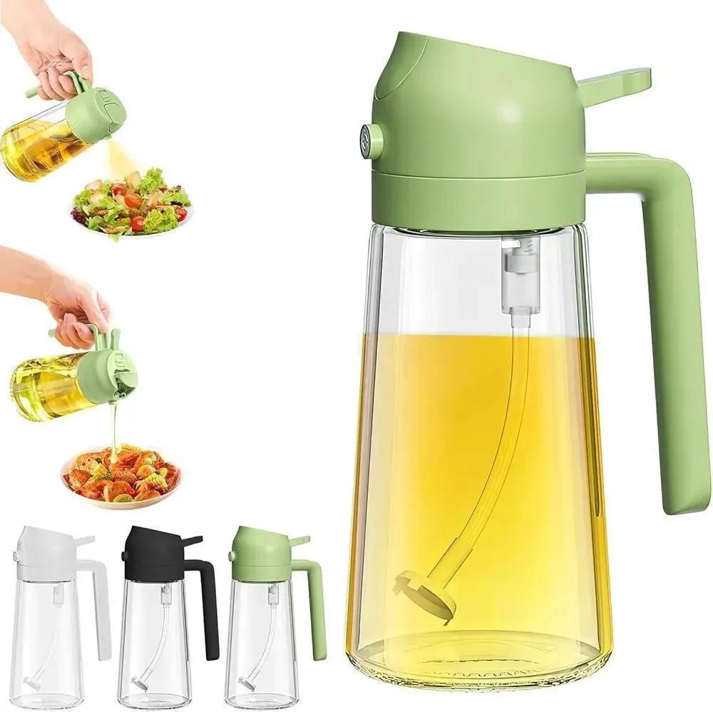 Dripless Glass Oil Dispenser Bottle