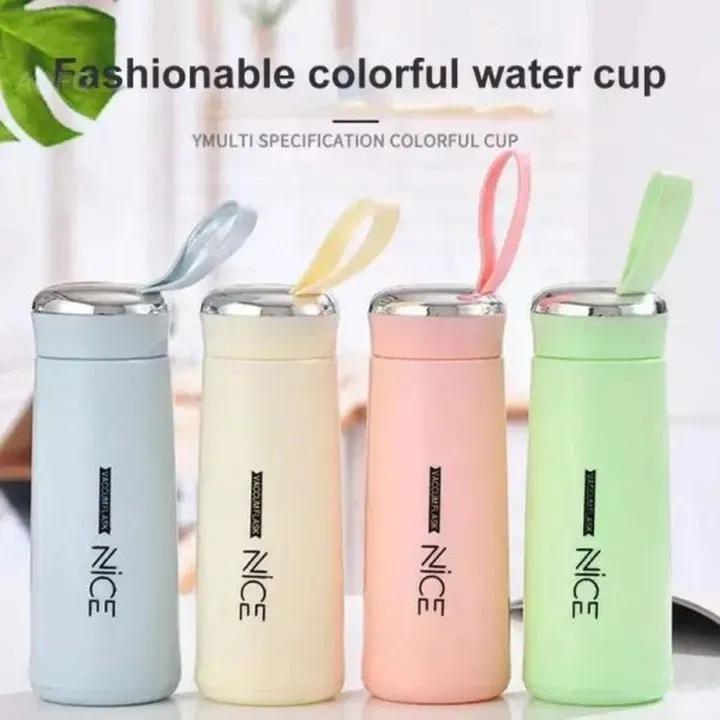 Insulated Glass Water Bottles — Set of 2 (400ml)