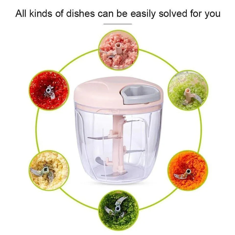 Manual Food Chopper — Compact & Easy