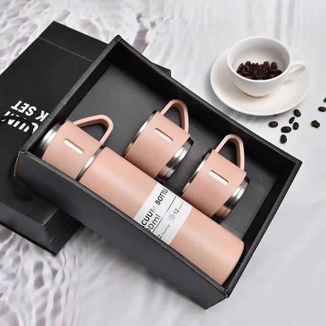 Stainless Steel Vacuum Flask Set of 3 — 500ml