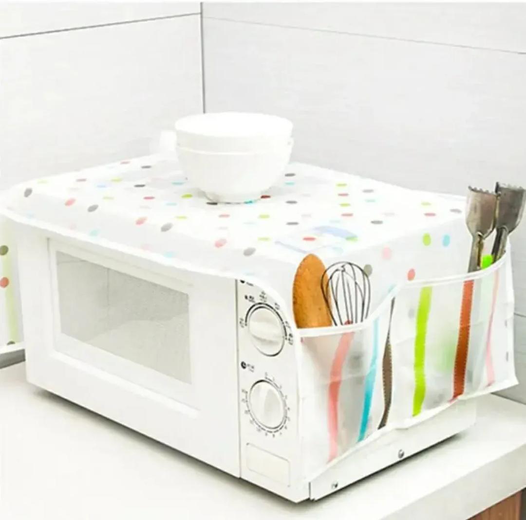 Printed Microwave Oven Cover — Multicolor