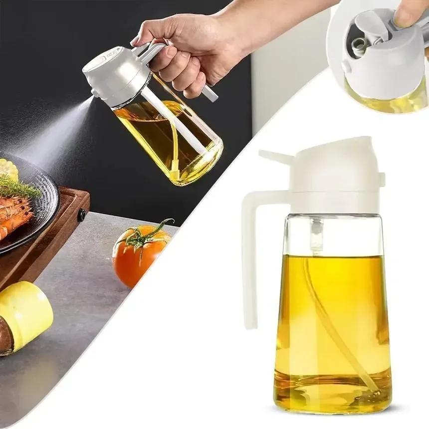 Dripless Glass Oil Dispenser Bottle