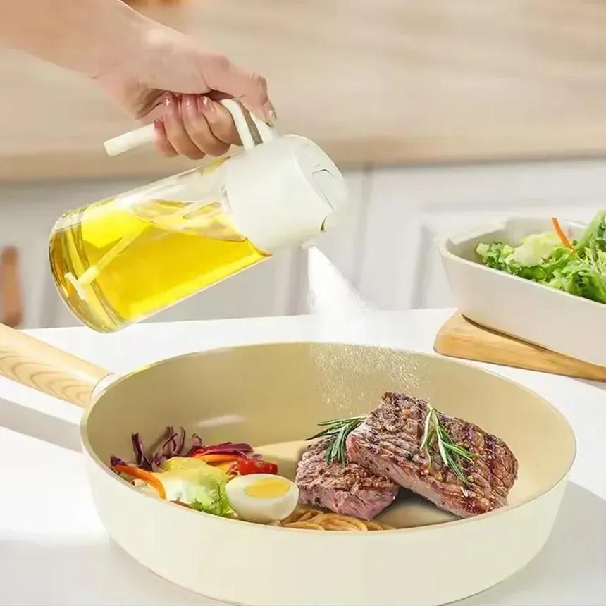 Dripless Glass Oil Dispenser Bottle