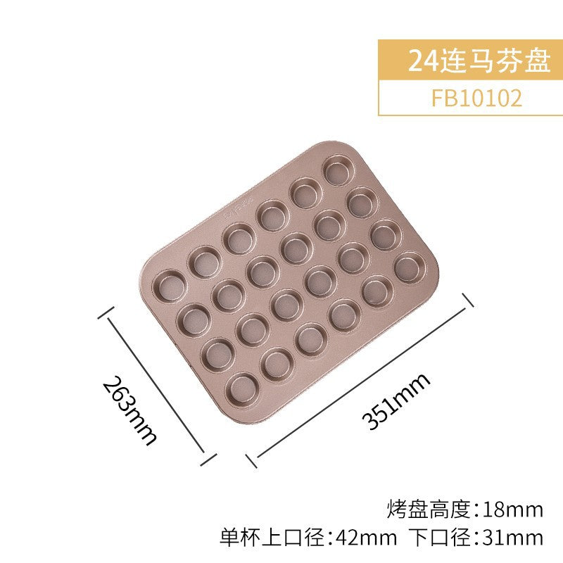Non-Stick Muffin Pan — 12 Cups Heavy Carbon Steel