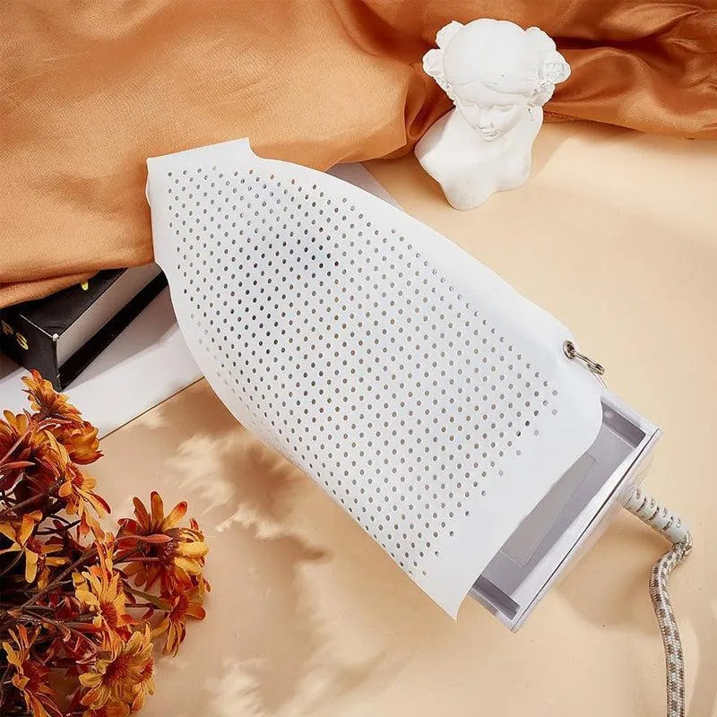 Heat Proof Teflon Iron Cover Mat — White (23x15.5cm)