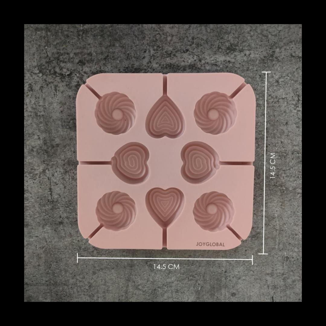 Silicone Heart & Swirl Baking Mould