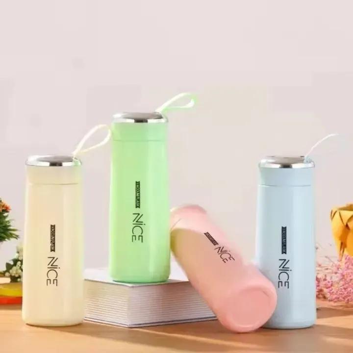 Insulated Glass Water Bottles — Set of 2 (400ml)