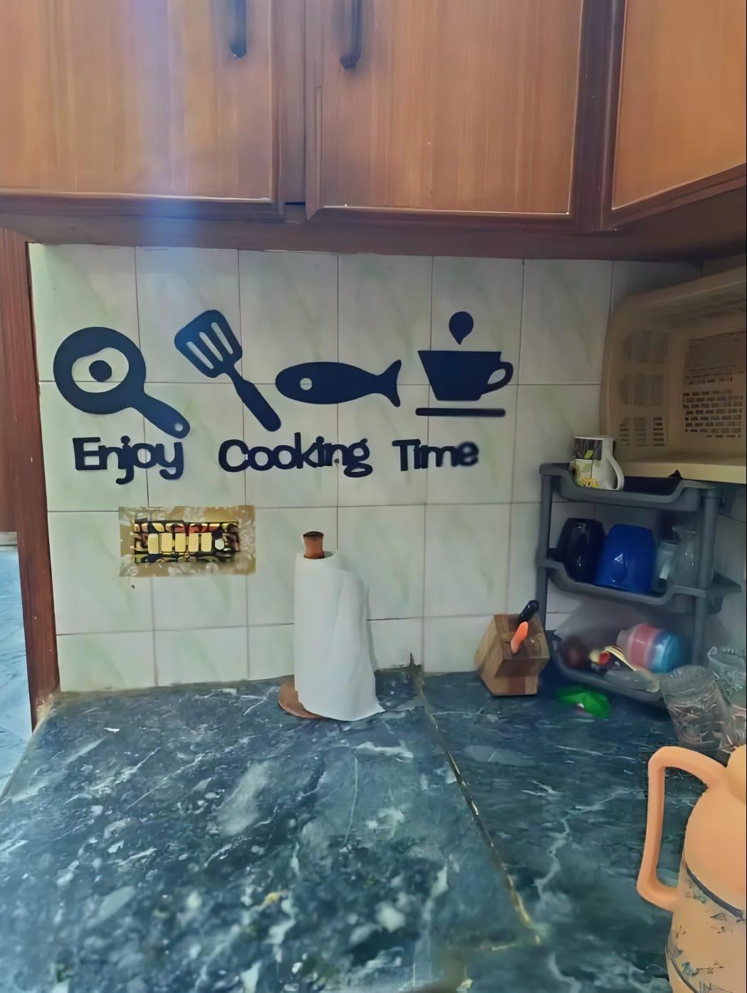 3D Kitchen Wall Art Set — Modern Home Decor